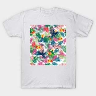 Colorful palm leaves T-Shirt